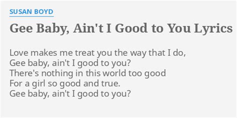Good to you lyrics - I wanna be good to you I wanna be there for you And when I come home, will you still want me to? And when I come home, will you still want me to? When you were born I promised myself I'd always be there for you To help you feel safe and never alone, no matter what life put you through Time passed by, I lost my way, and …